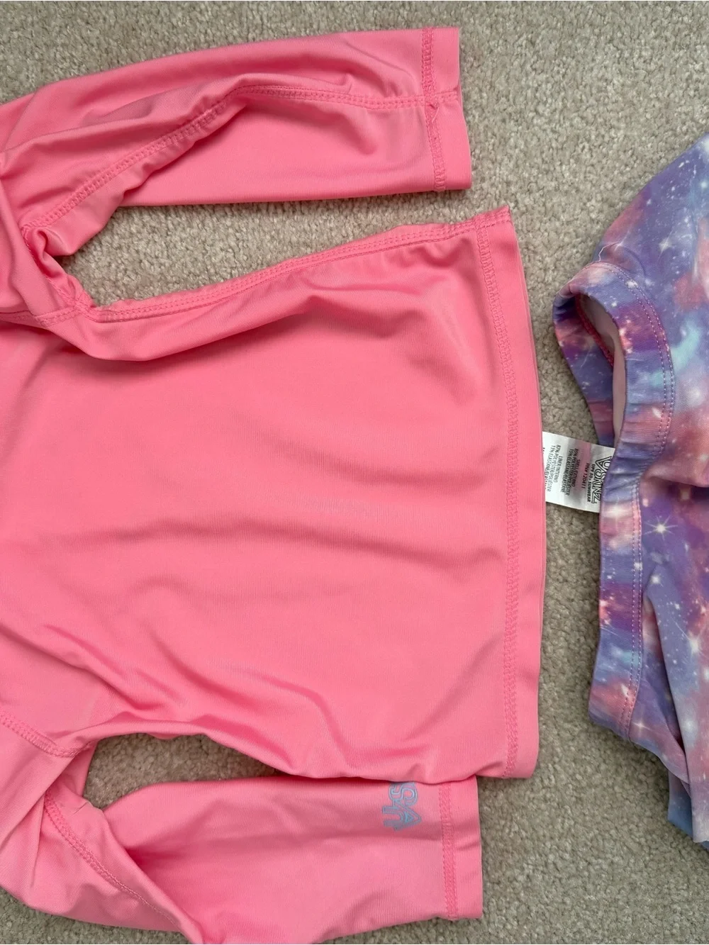 UV Skinz Pink Unicorn Kids' Long-Sleeve Rashguard Swim Set